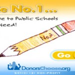 Donors Choose logo links to psms 278 donation page