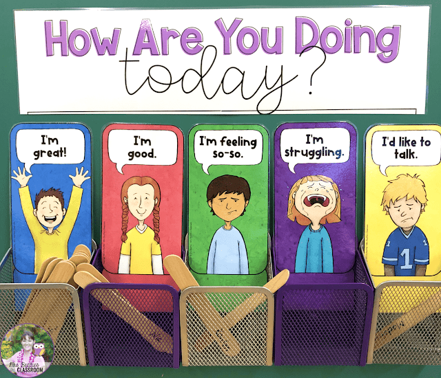 How are you doing today? Social emotional check in for students in the classroom