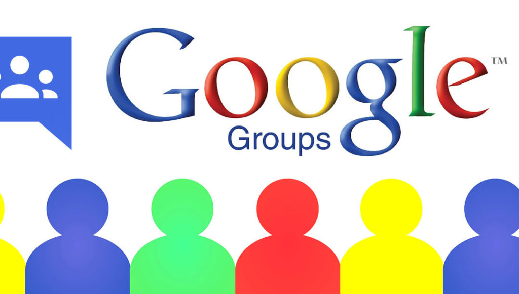 Google Groups with colorsful pictures of participants