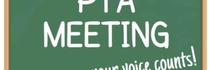 PTA Meeting announcement